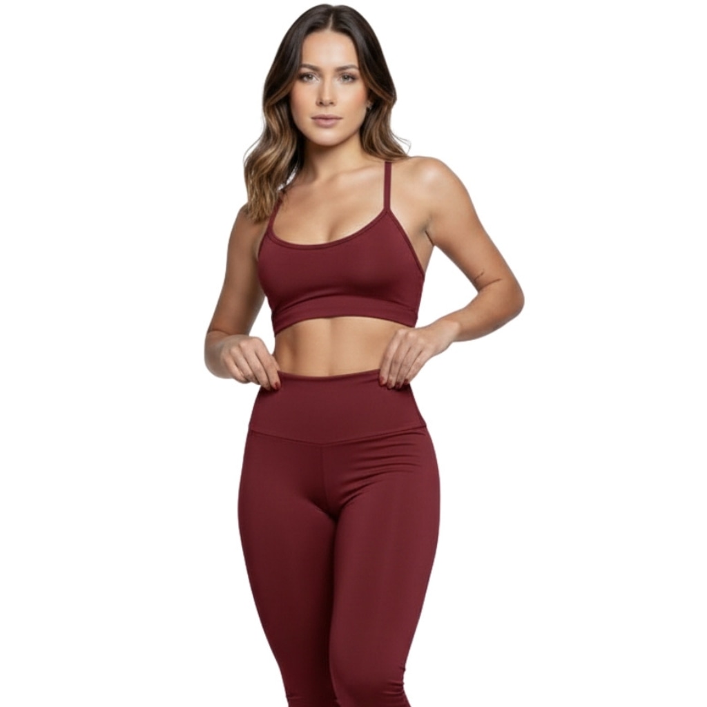 Top Fitness Alça Fina Vekyo Nadador - Feminino