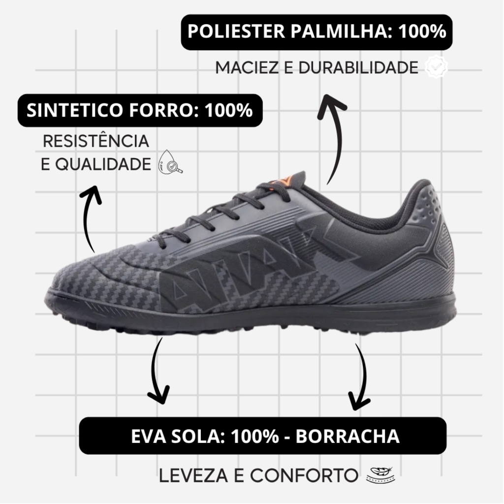 Imagem 5 do produto Chuteira Society Adulto Umbro Attak Iii