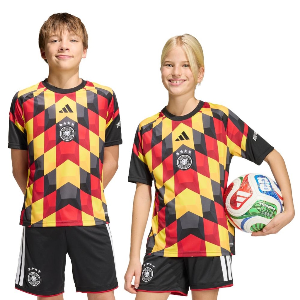 Camisa Alemanha Pre Match I 26/27 adidas Infantil
