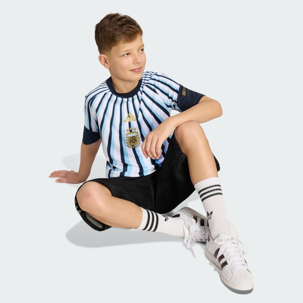 Imagem 5 do produto Camisa Argentina Pré-Jogo I 26/27 adidas Infantil