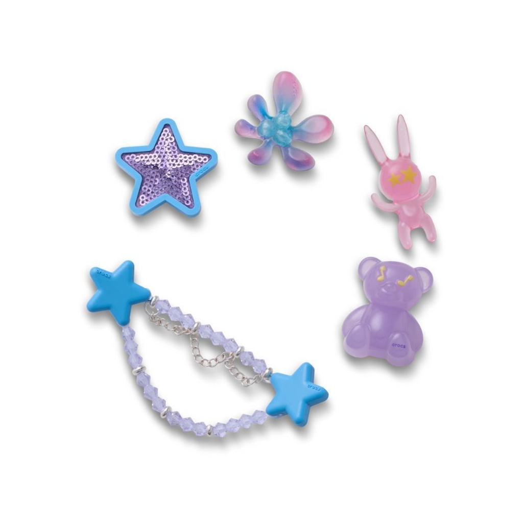 Kit Jibbitz™ Crocs Funky Festival Pack Com 5 Peças