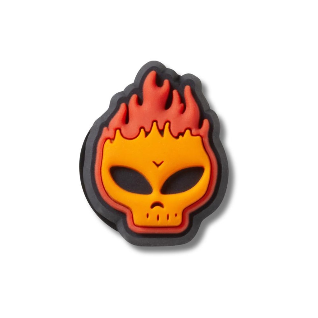 Jibbitz™ Crocs Caveira Flamejante