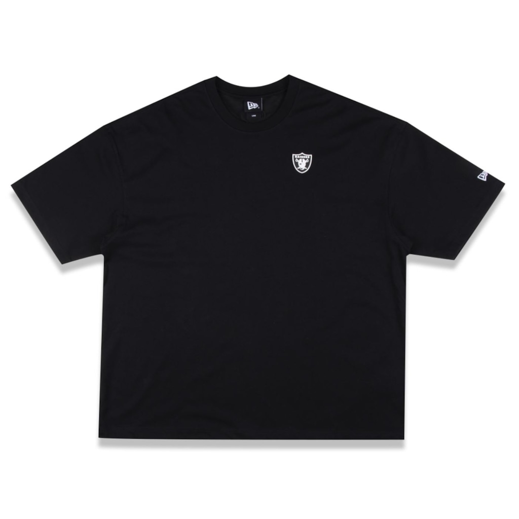 Camiseta New Era Oversize Las Vegas Raiders NFL Masculina