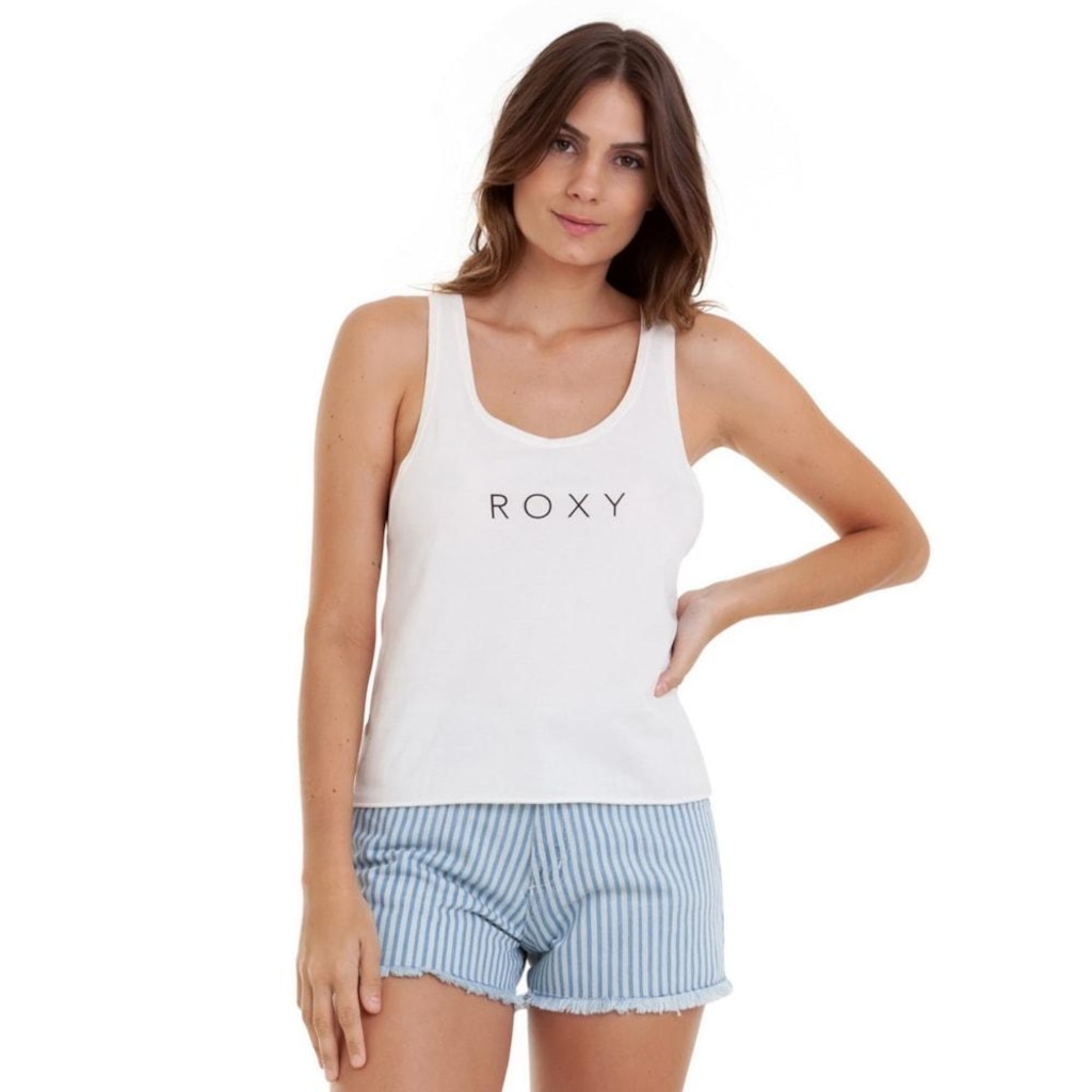 Camiseta Regata Feminina Roxy Color Block