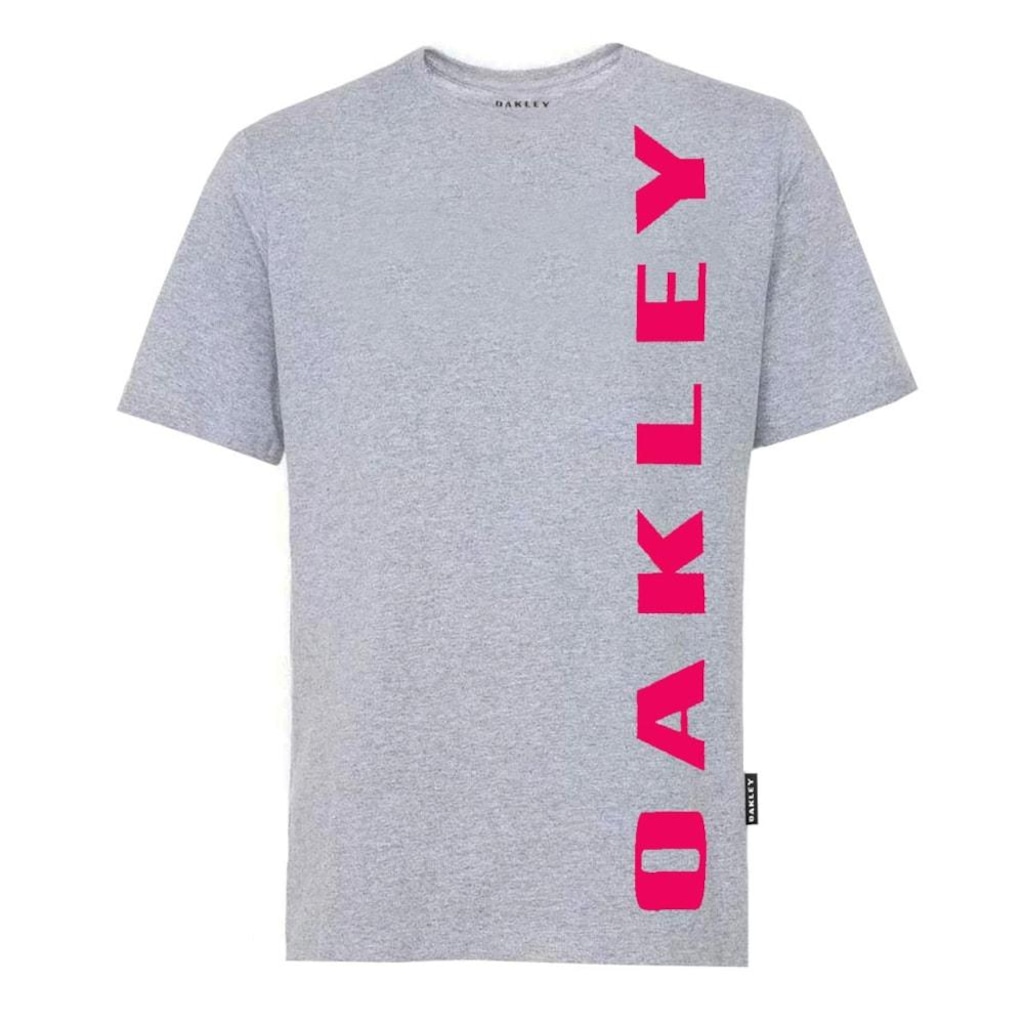 Camiseta Oakley Big Bark Stone Grey - Masculina