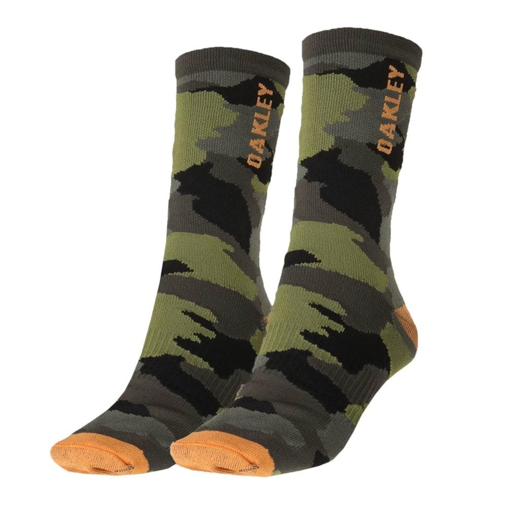 Meia Cano Alto Oakley Crew Sock Tamanho 34-38