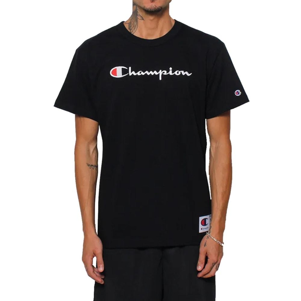 Camiseta Champion Logo Life - Masculina