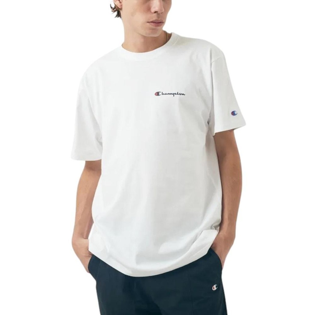 Camiseta Champion Mini Script Logo Ink - Masculina