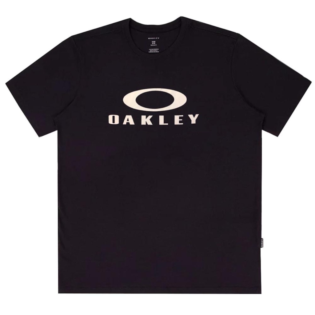 Camiseta Oakley O-Bark Jet Black - Masculina