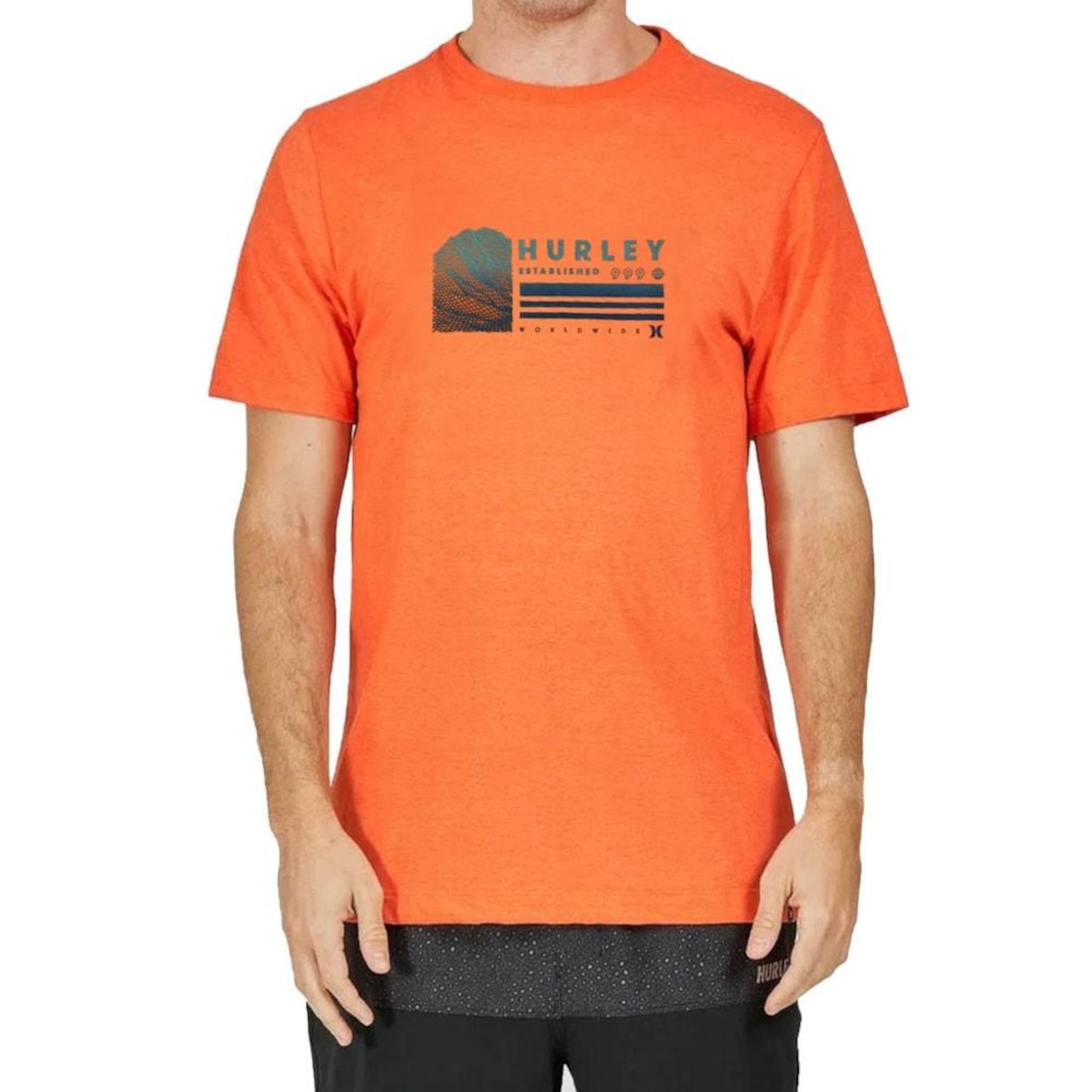 Camiseta Hurley Silk Spectro Mescla  - Masculina