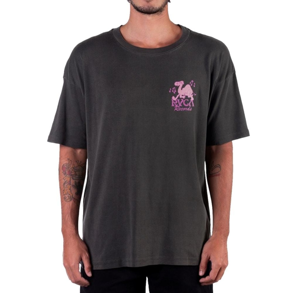 Camiseta RVCA Records- Masculina
