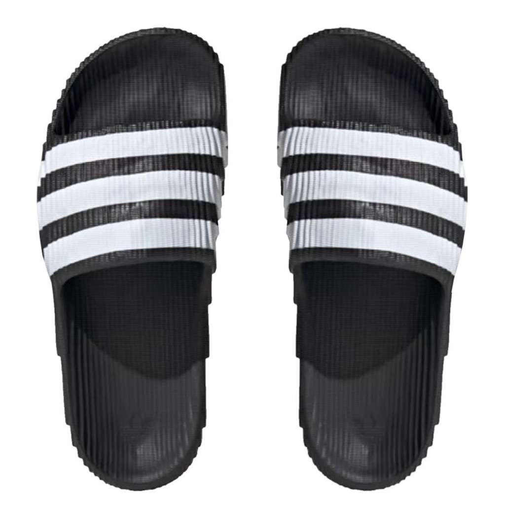Chinelo Unissex adidas Adilette 22 Black White