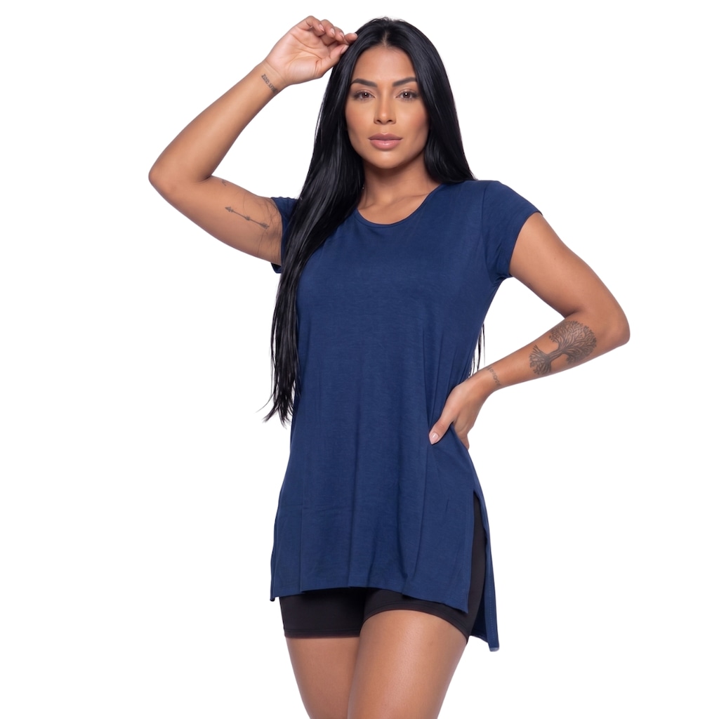 Camiseta Ju Fitness Bella Fiore Lisa Vekyo - Feminina