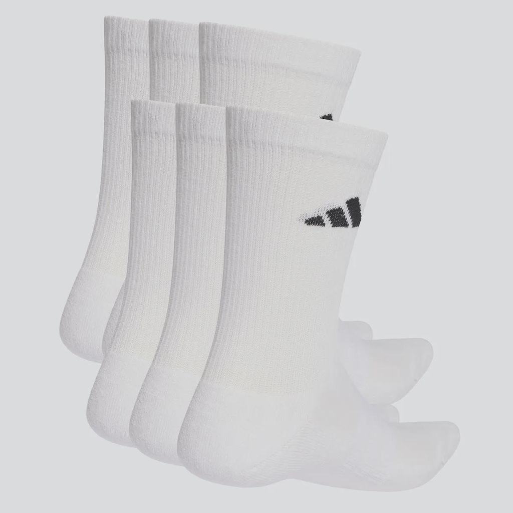 Imagem 2 do produto Kit Meia adidas ESS CRW - 6 Pares