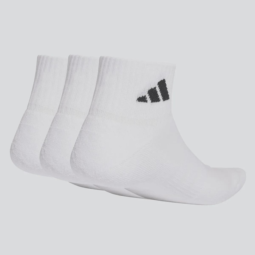 Imagem 2 do produto Kit Meia adidas ESS Ank - 3 Pares