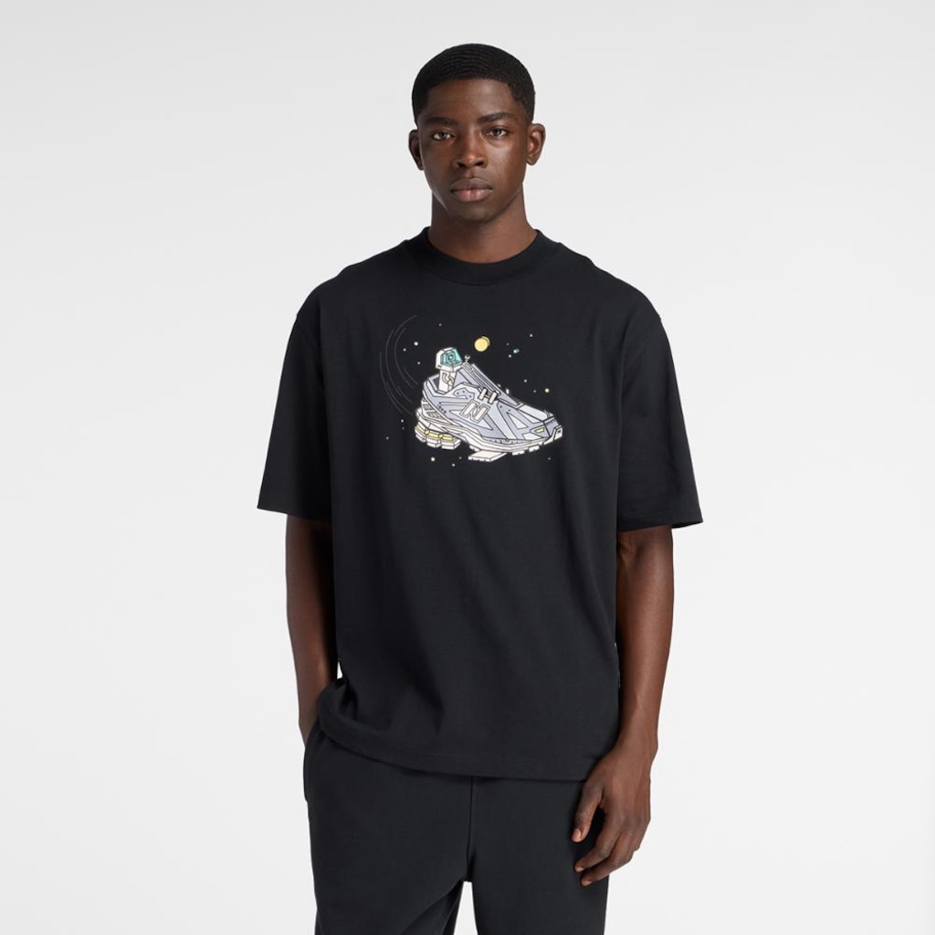 Camiseta New Balance Ghica Ship Oversized Masculina