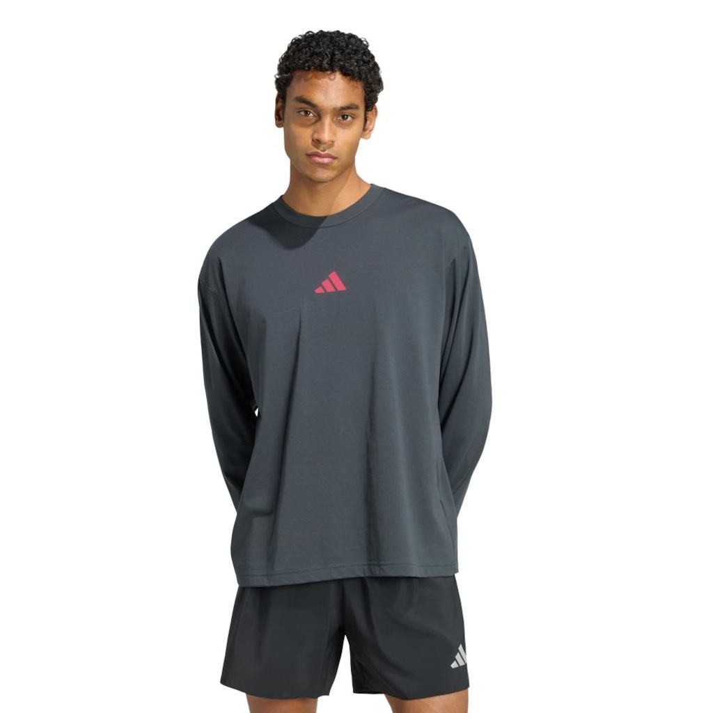 Camiseta Manga Longa Running State Of Mind adidas - Masculina