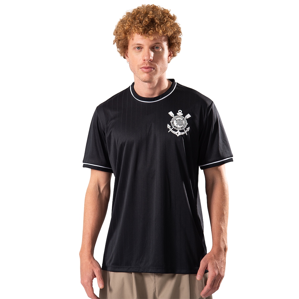 Camisa do Corinthians Arte Braziline Fiel Timão Licenciada - Masculina