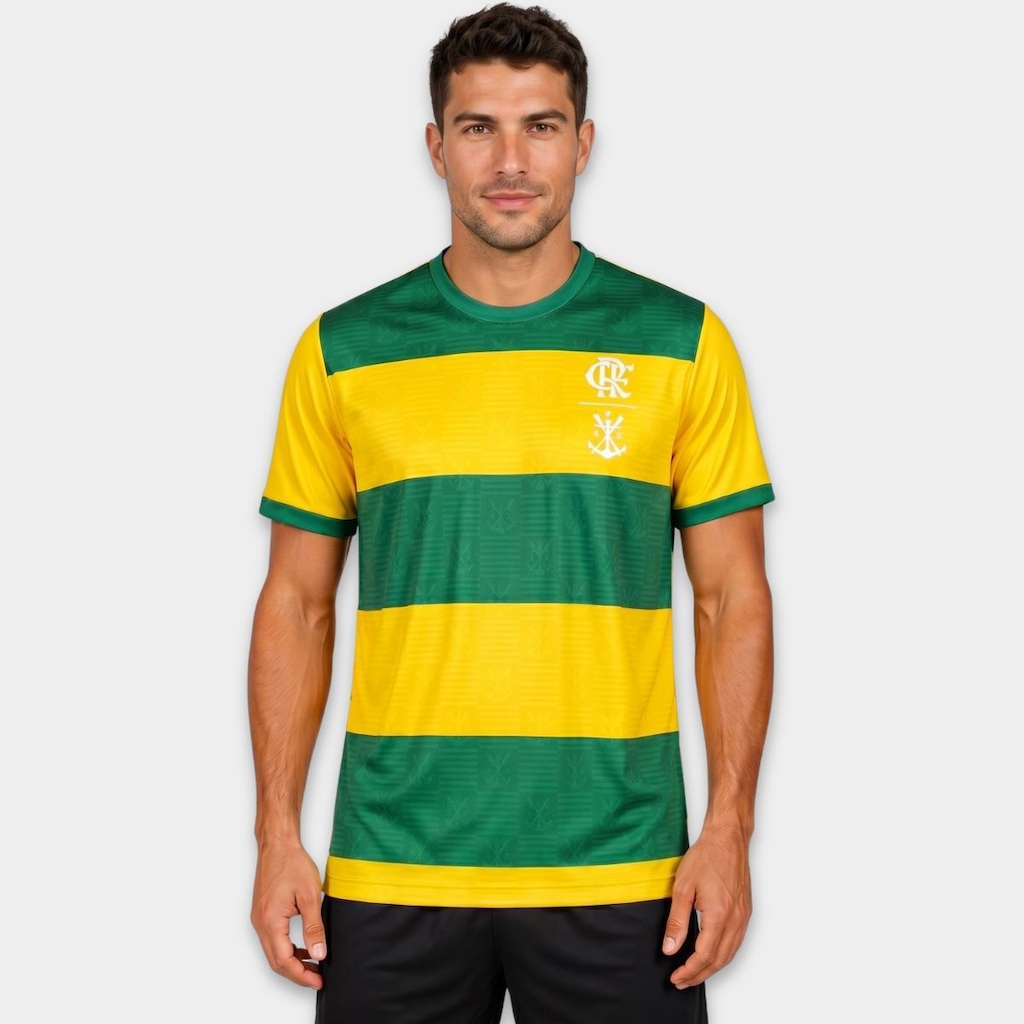 Camiseta do Flamengo Pairar Básica 86 Braziline - Masculina