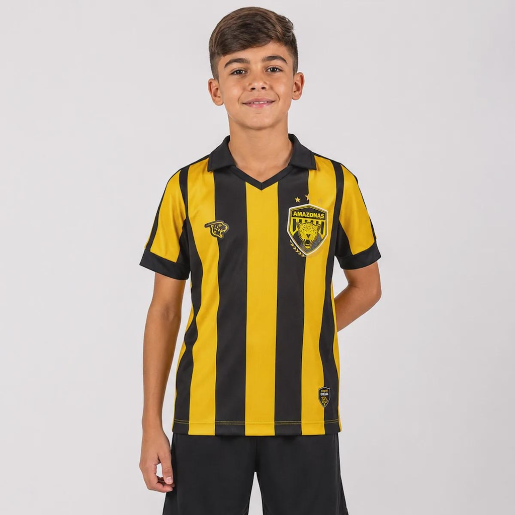 Camisa do Amazonas III 25/26 N° 10 Onça Infantil