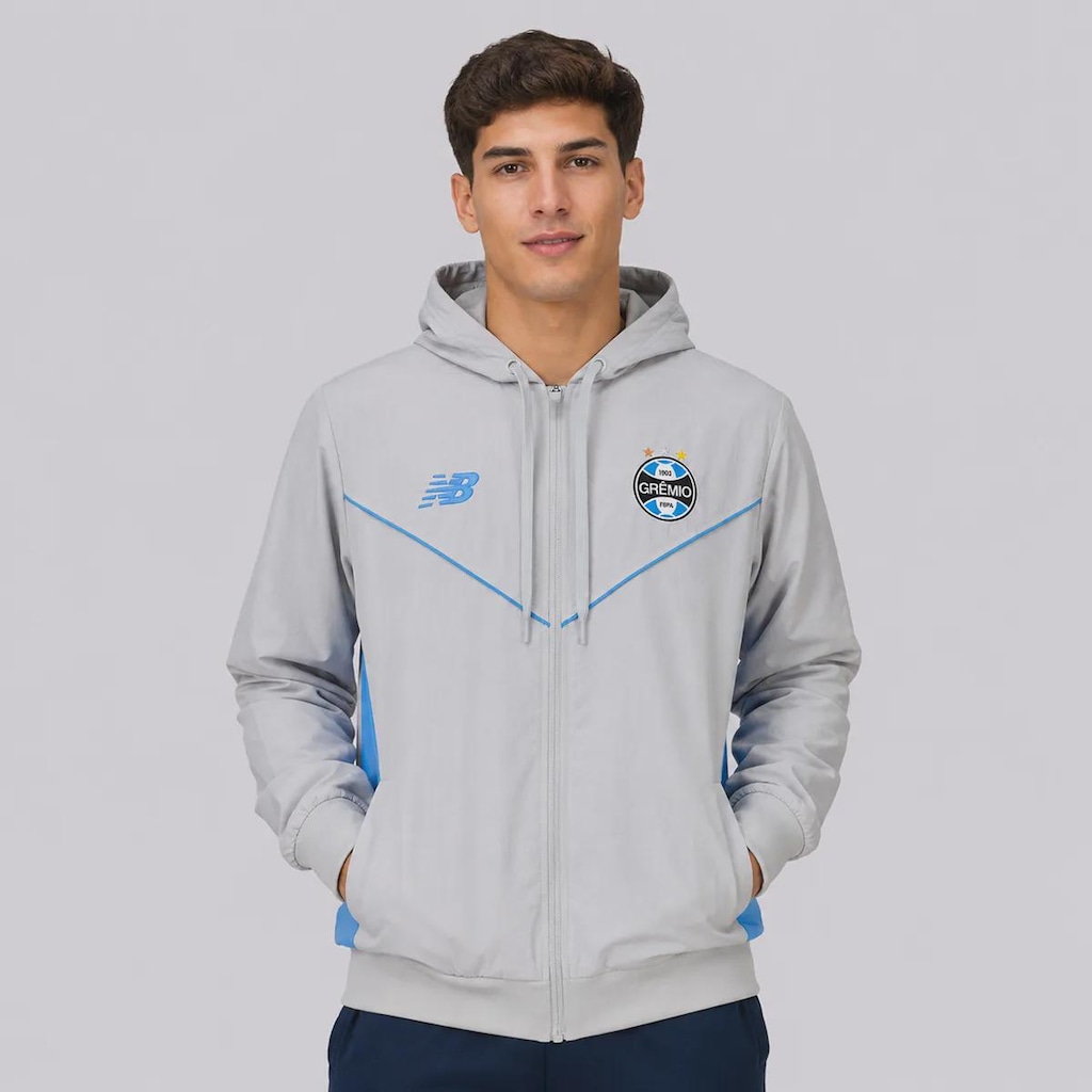 Jaqueta New Balance Grêmio Viagem 2026 Masculina