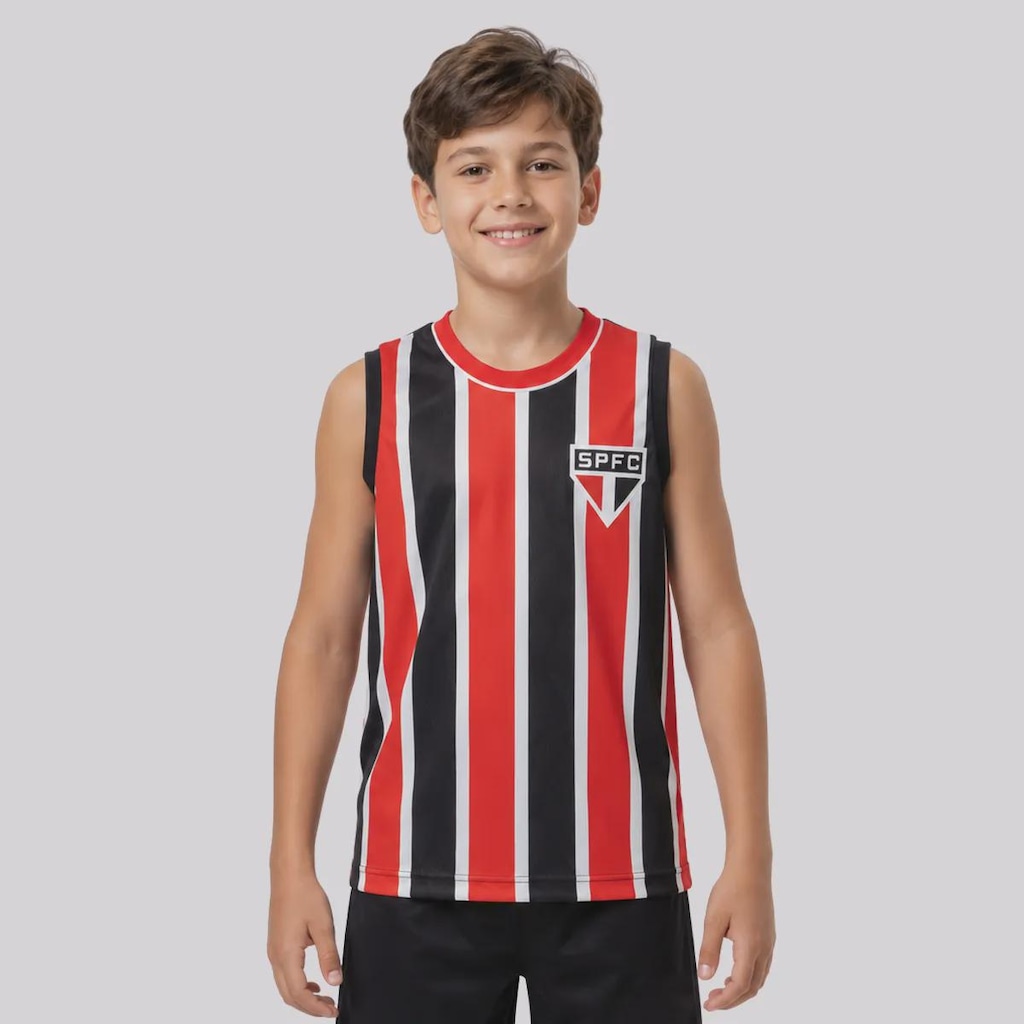Camiseta Regata do São Paulo Presença Infantil