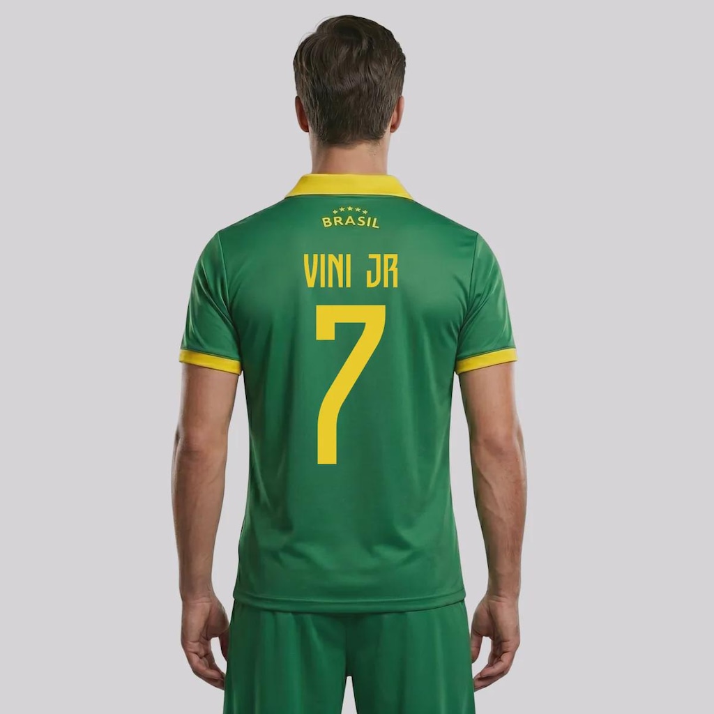 Camisa Brasil Seleção 7 Vini Jr Masculina