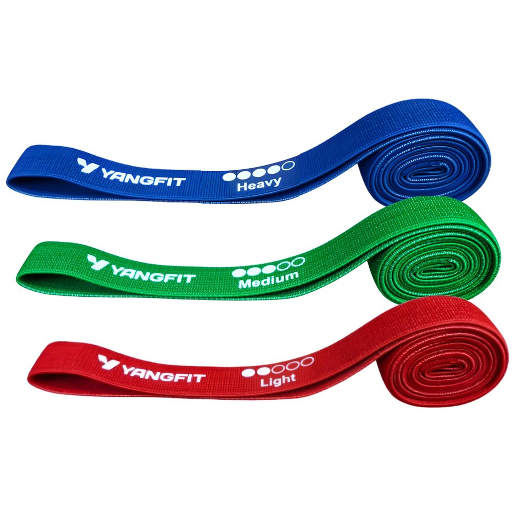 Kit Super Band 3 Intensidade Yangfit Tecido Elástico Durável
