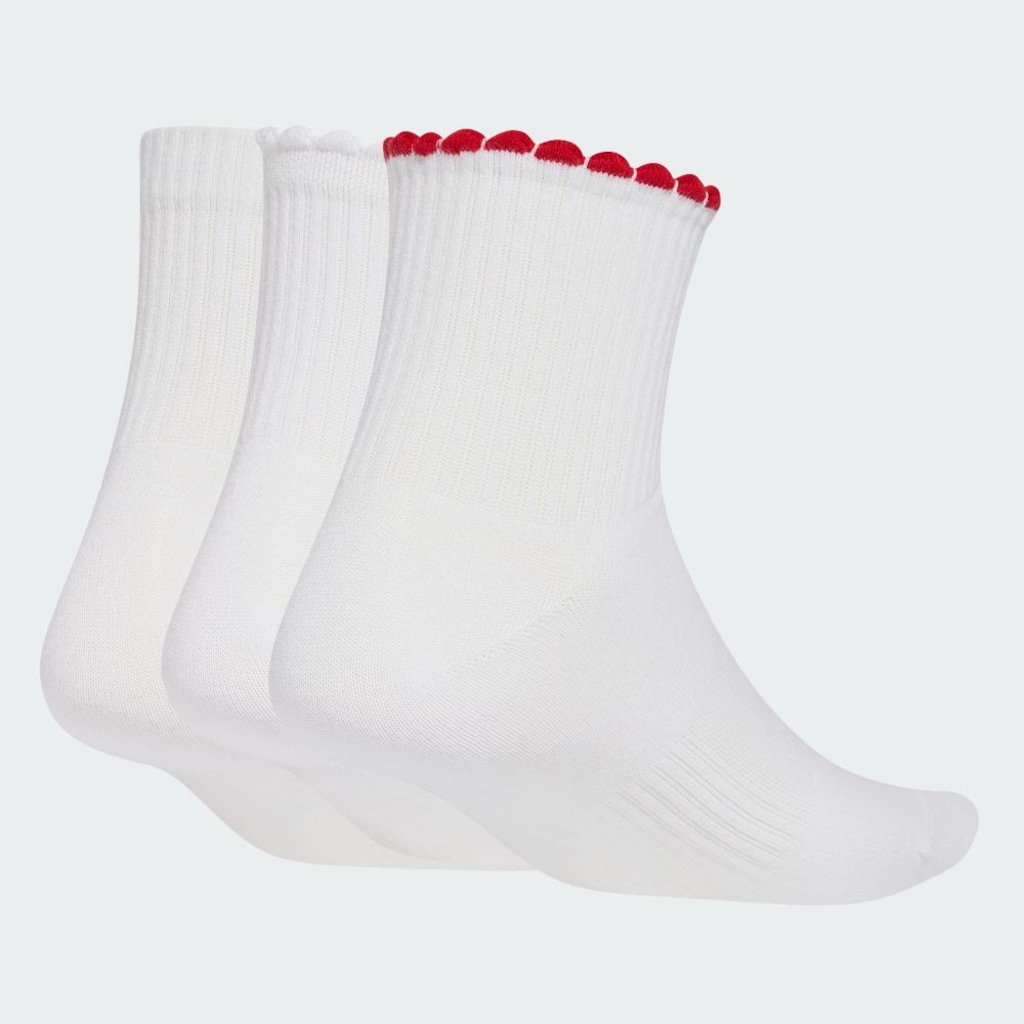 Imagem 4 do produto Kit Meias Estampadas adidas com 3 Pares - Feminina