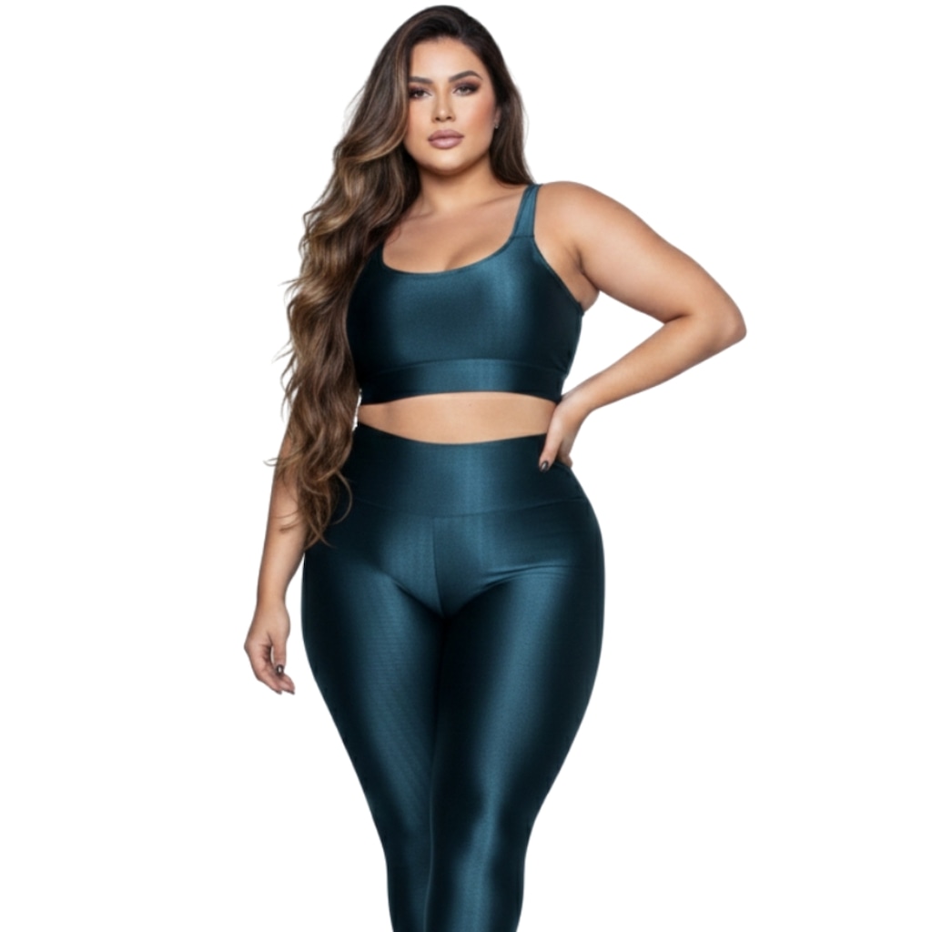 Top Fitness Plus Size New Zig 3D Vekyo com Bojo - Feminino