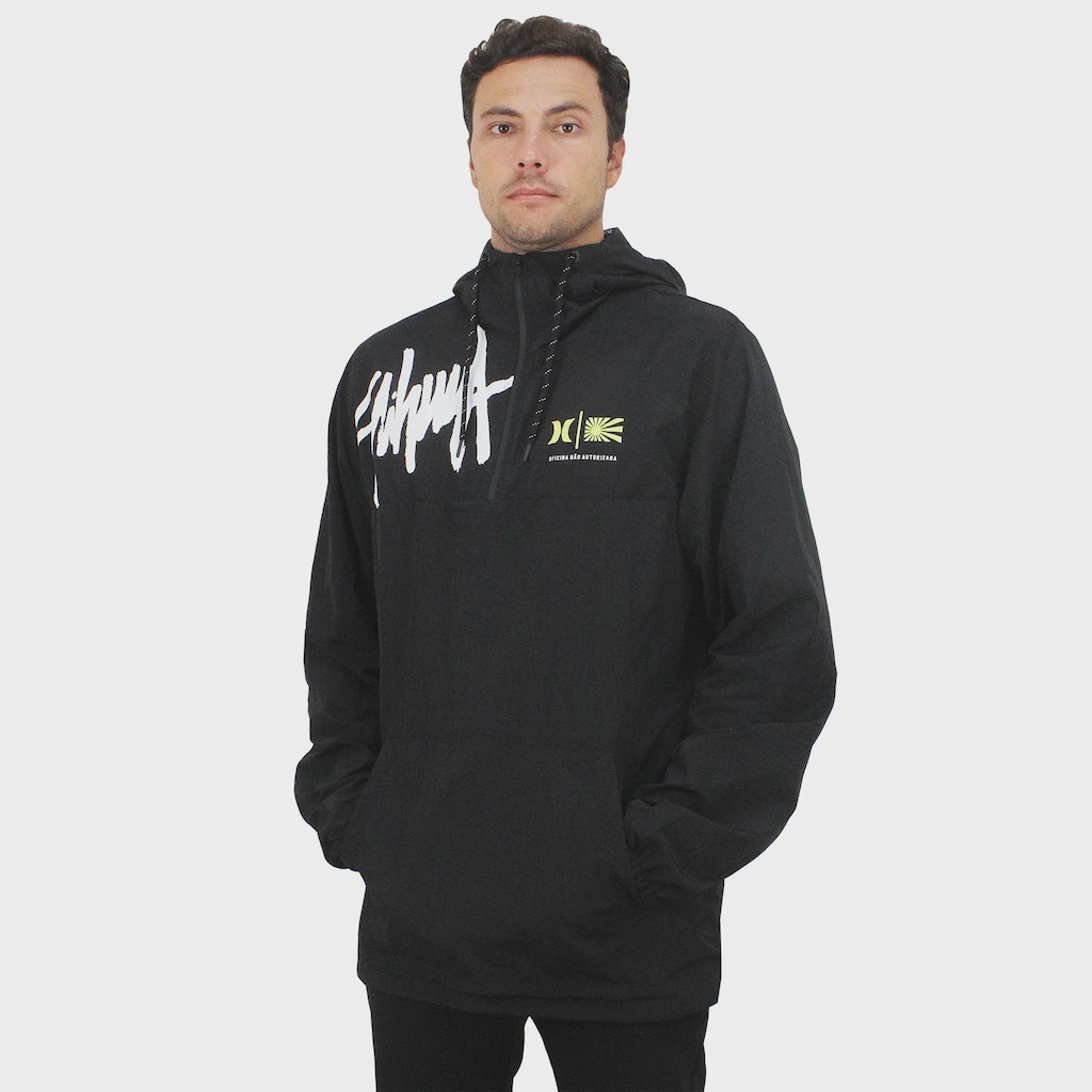 Jaqueta Masculina Hurley Windbreaker Anorak x Shibuya Signature
