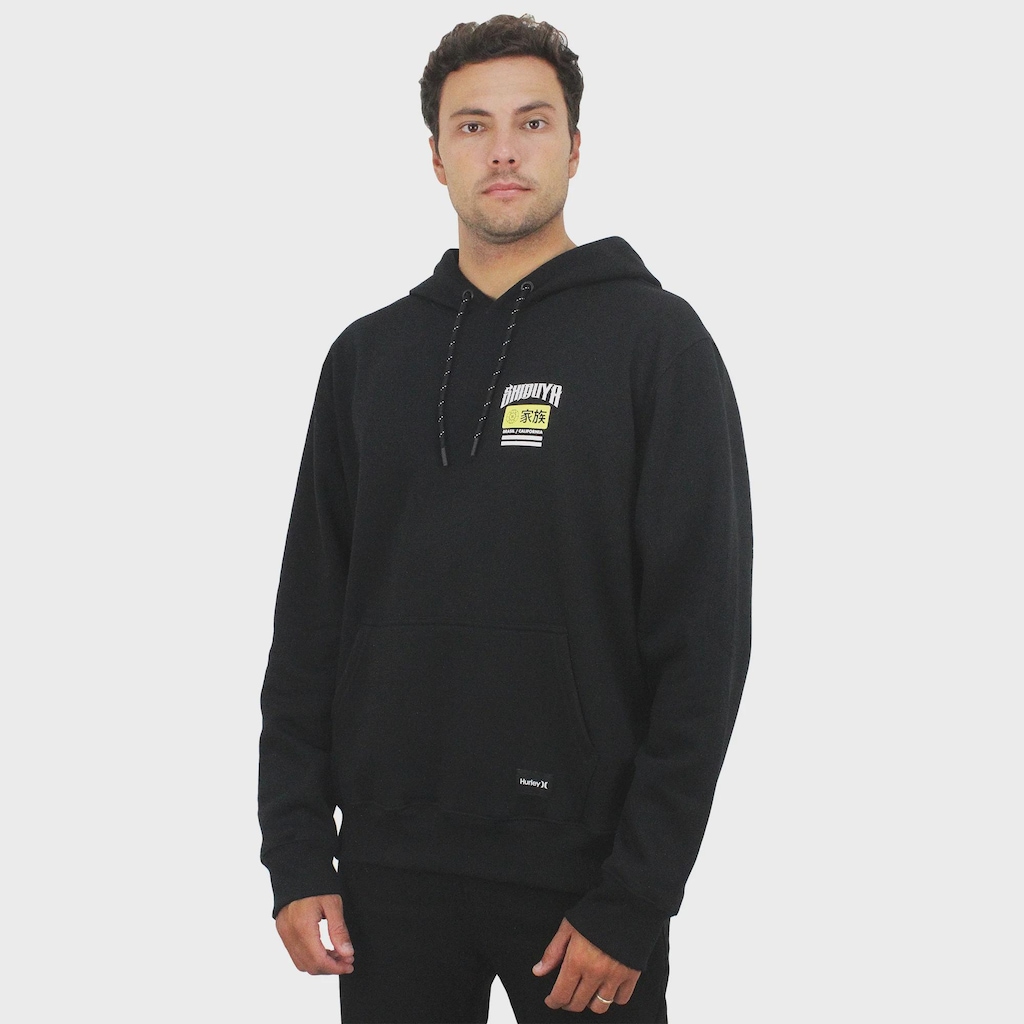 Moletom Canguru Hurley x Shibuya Escama - Masculino
