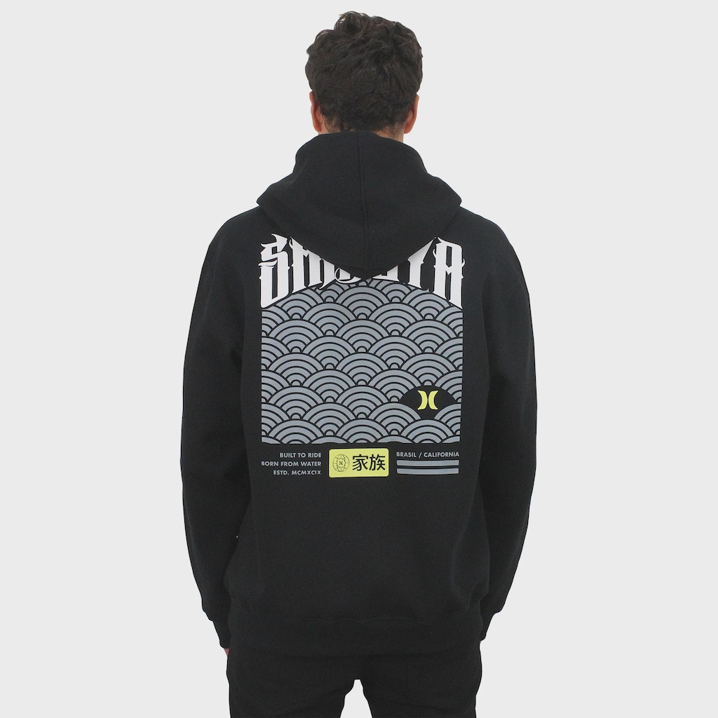Imagem 2 do produto Moletom Canguru Hurley x Shibuya Escama - Masculino