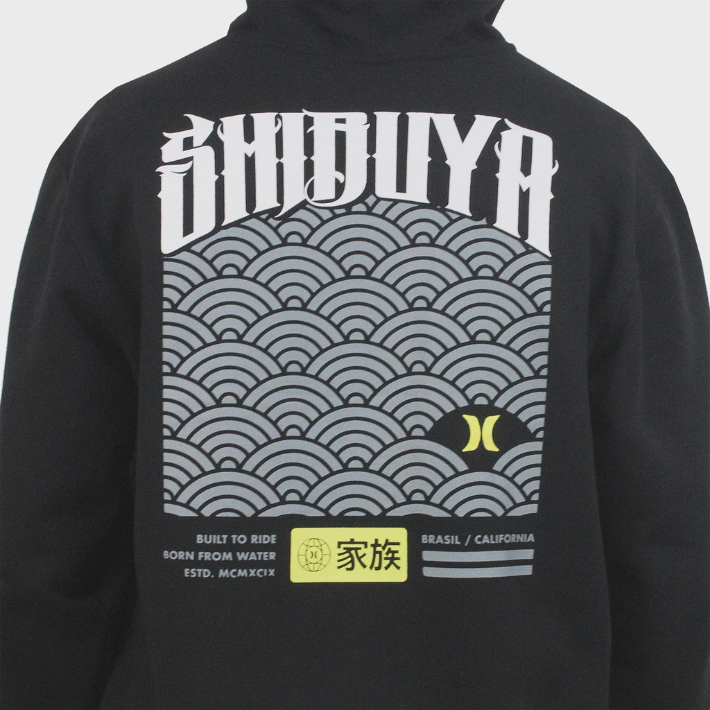 Imagem 4 do produto Moletom Canguru Hurley x Shibuya Escama - Masculino