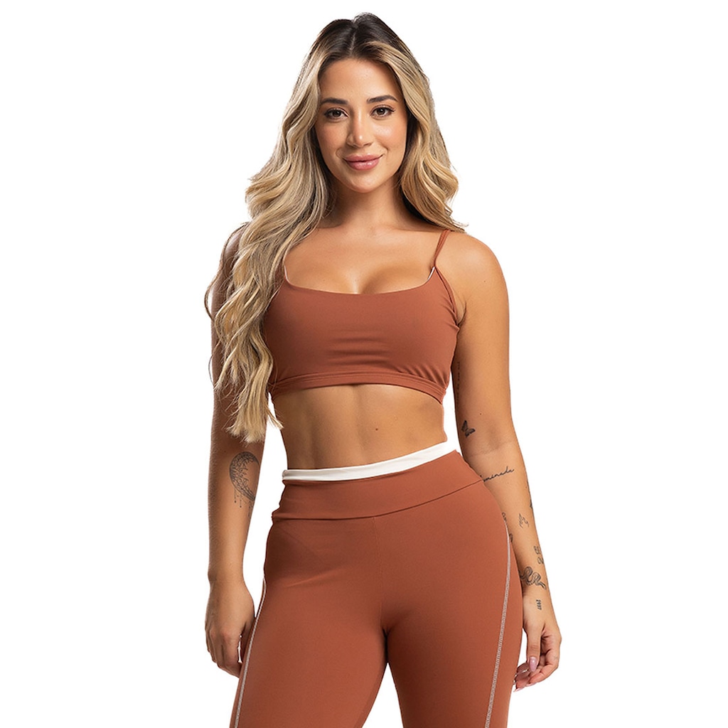 Top Alcinha Costas Mvb Modas Nua Poliamida  - Feminino