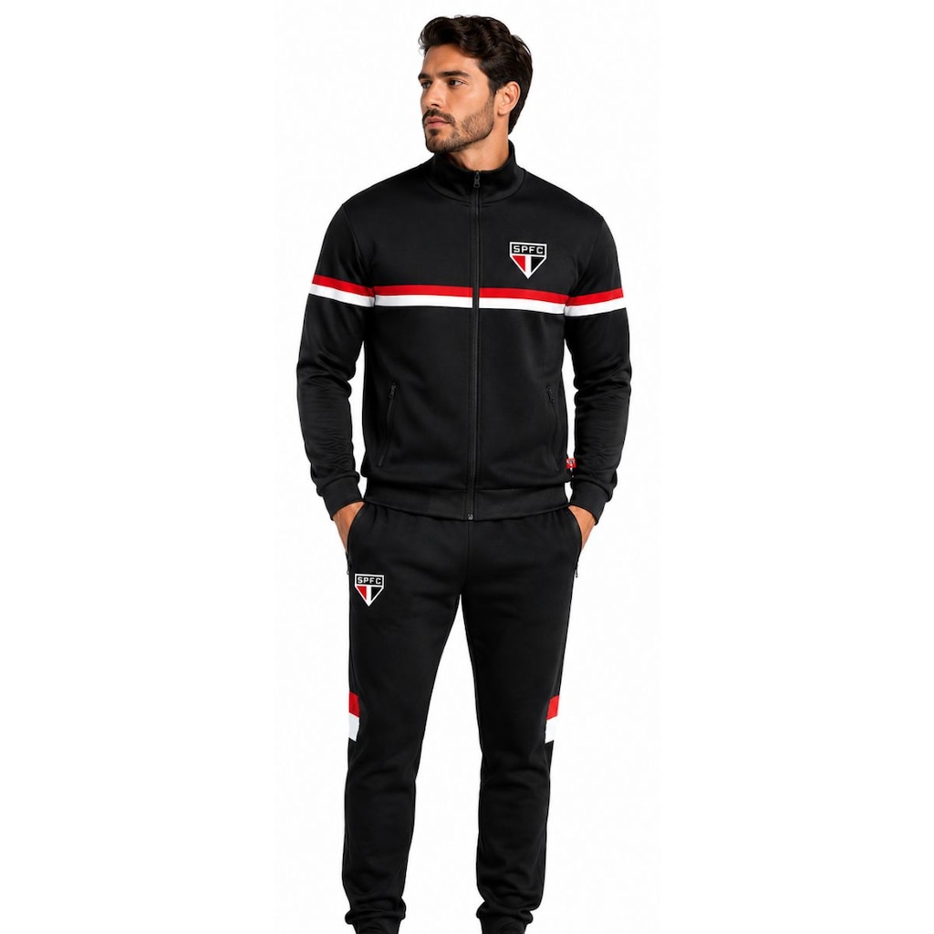 Conjunto Esportivo SPFC Tricolor Surf Center - Masculino