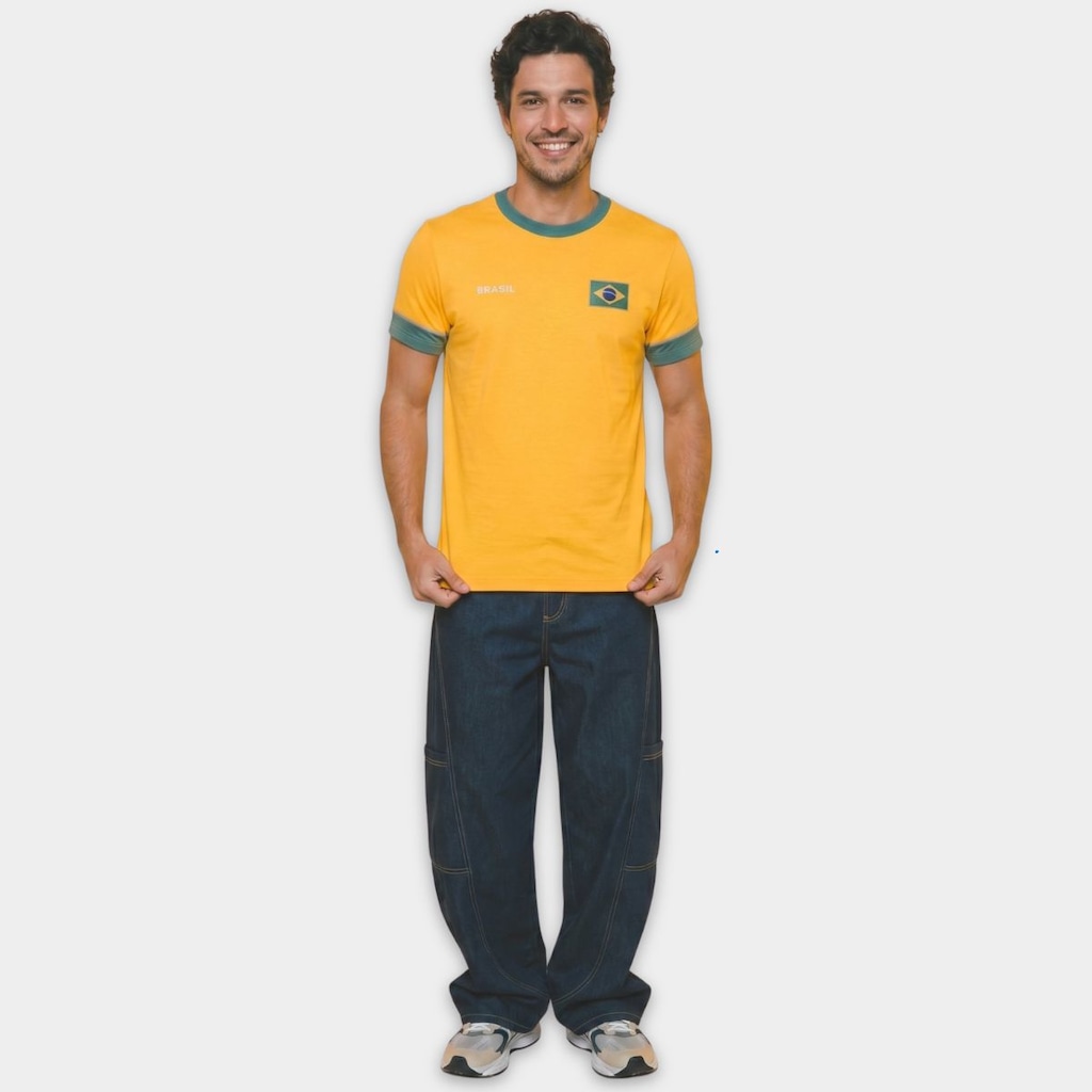 Camiseta Brasil Saga Braziline - Masculina