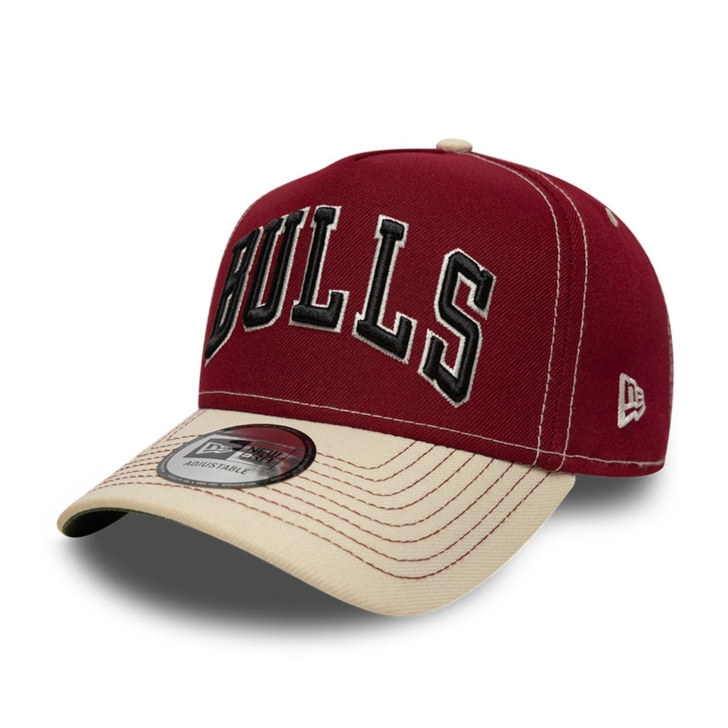 Bone New Era NBA 9Forty A-Frame Snapback Chicago Bulls Masculino
