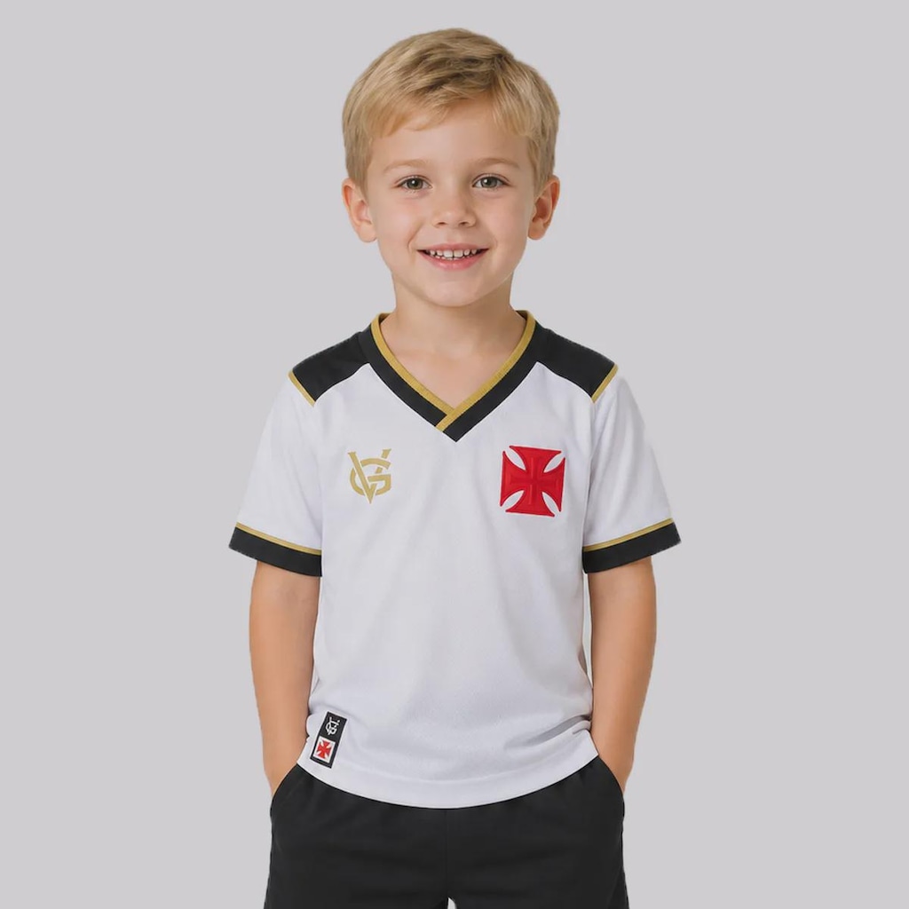 Camisa Vasco Nobre Cruz Infantil