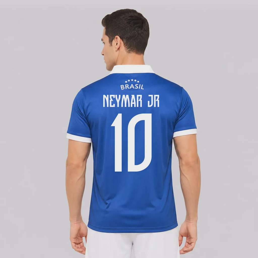 Camisa Brasil Seleça 10 Neymar Jr Masculina