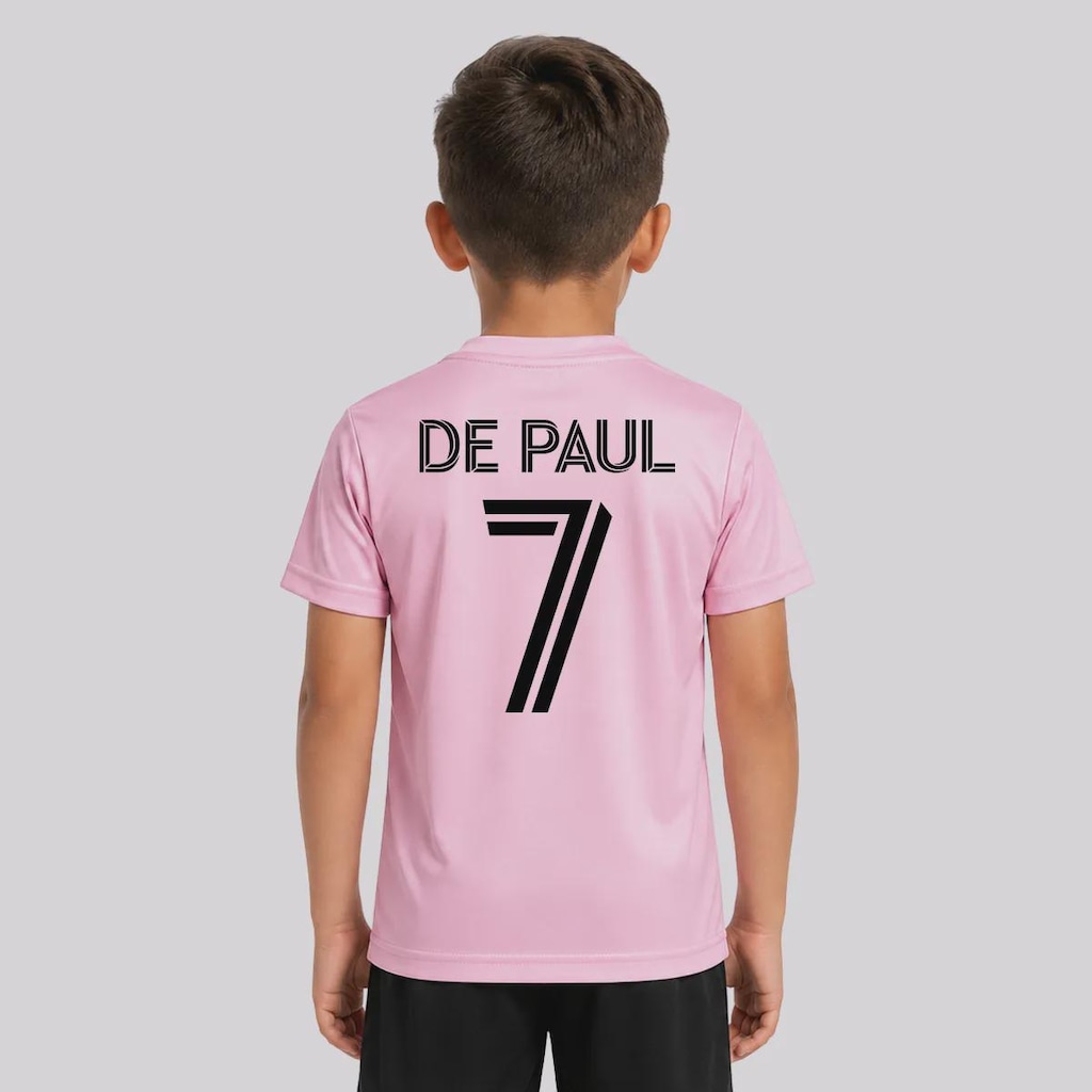 Camisa Inter Miami Dry II 7 De Paul Infantil