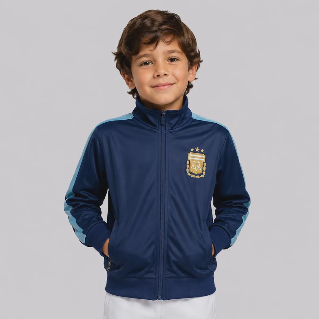 Jaqueta Argentina Helanca Infantil
