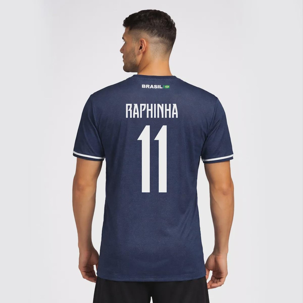 Camisa Brasil Xodó 11 Raphinha Masculina