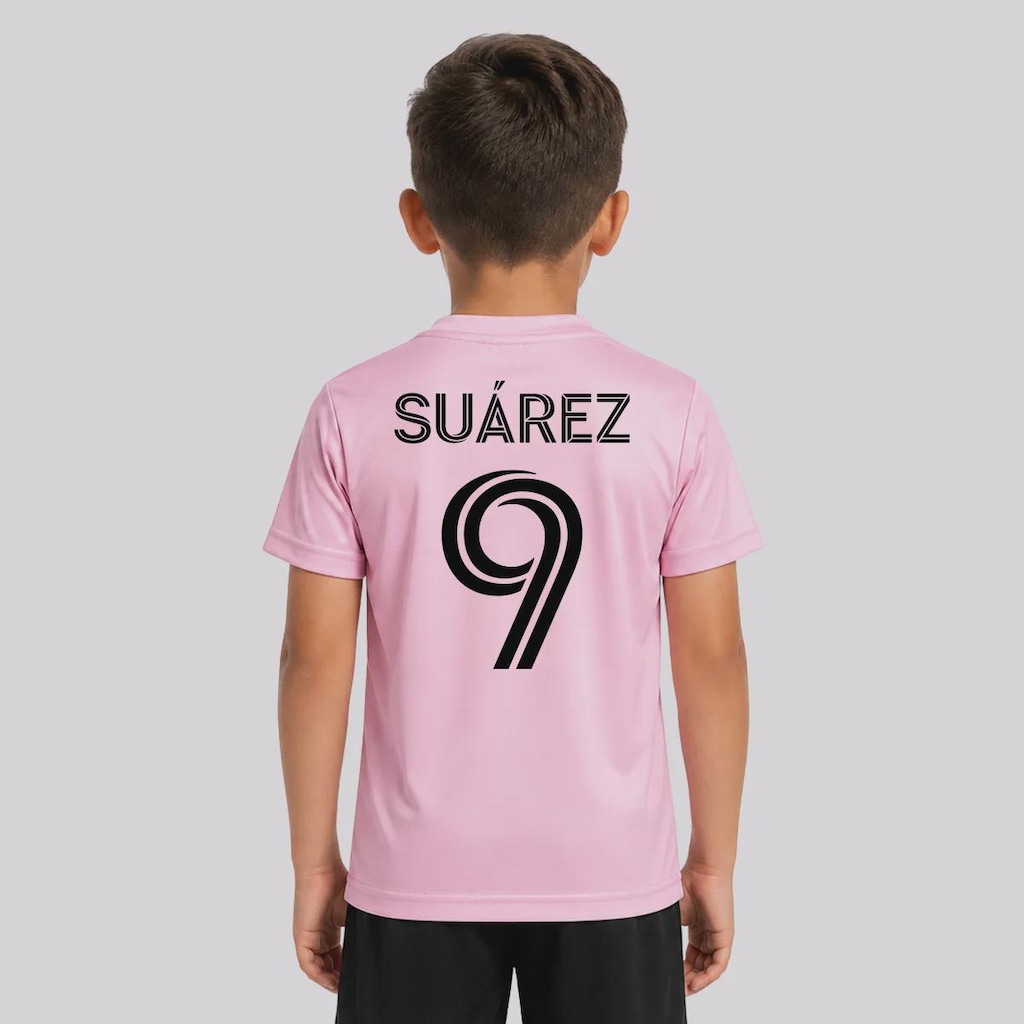 Camisa Inter Miami Dry II 9 Suárez Infantil