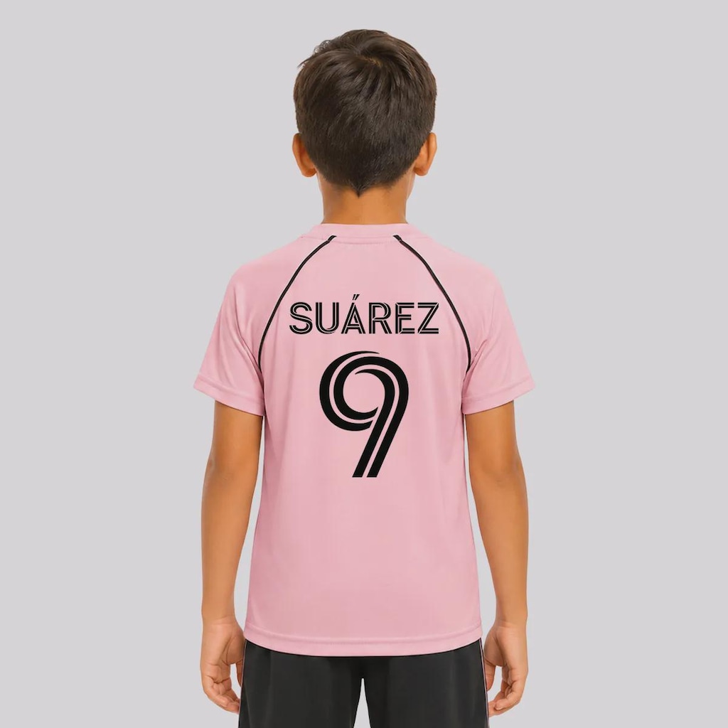 Camisa Inter Miami Dry III 9 Suárez Infantil