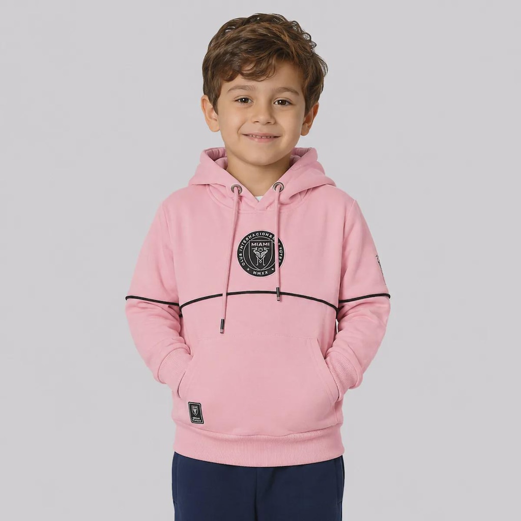 Blusão de Moletom Inter Miami Canguru Infantil