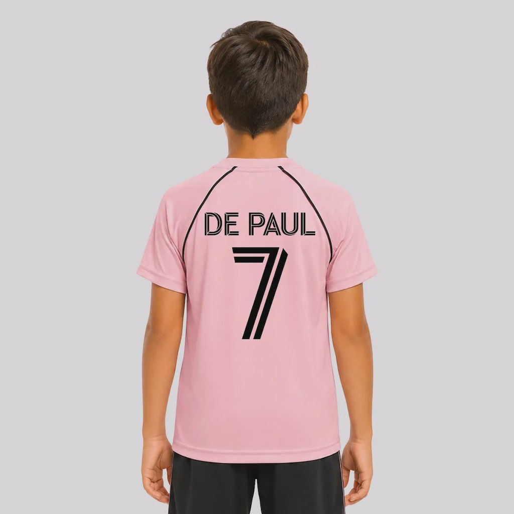 Camisa Inter Miami Dry III 7 De Paul Infantil