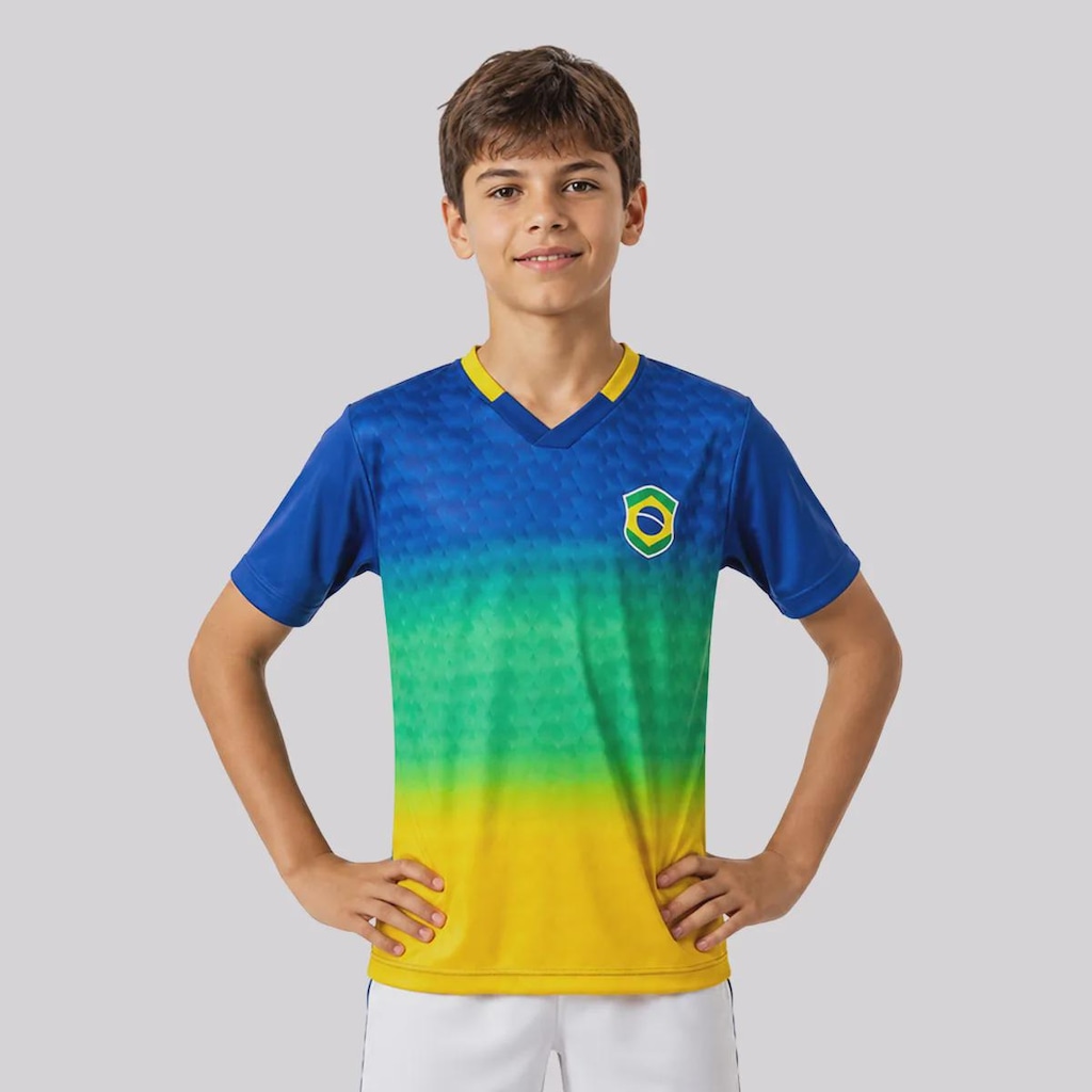 Camisa Brasil Samba Infantil