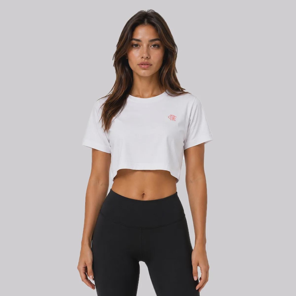 Blusa Cropped Flamengo Thrum Feminino