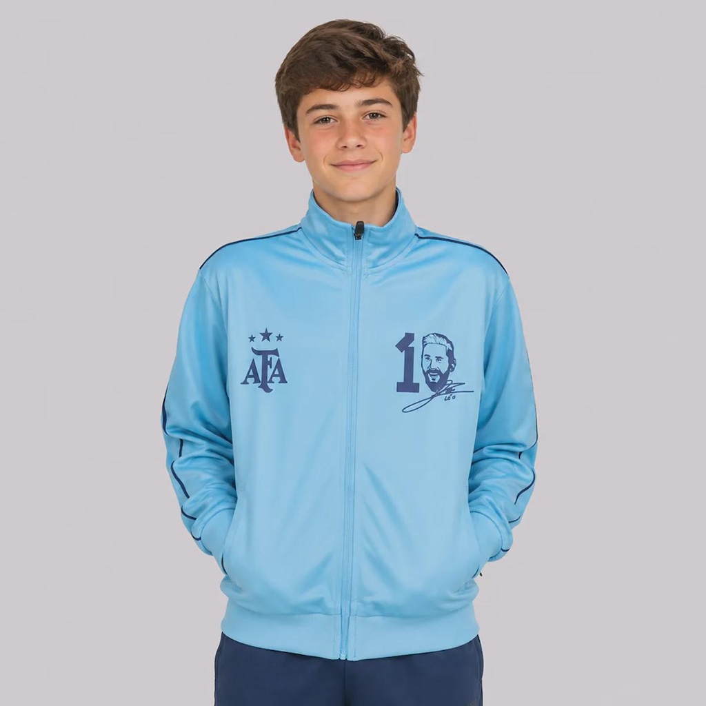 Jaqueta Argentina Helanca Messi Infantil